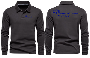 MAKEDINA AIRPORT LONG SLEEVE POLO